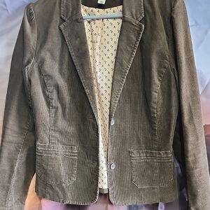 Old Navy Women's Brown Corduroy Blazer